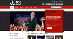 Desktop Screenshot of joeweider.com