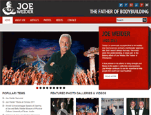 Tablet Screenshot of joeweider.com